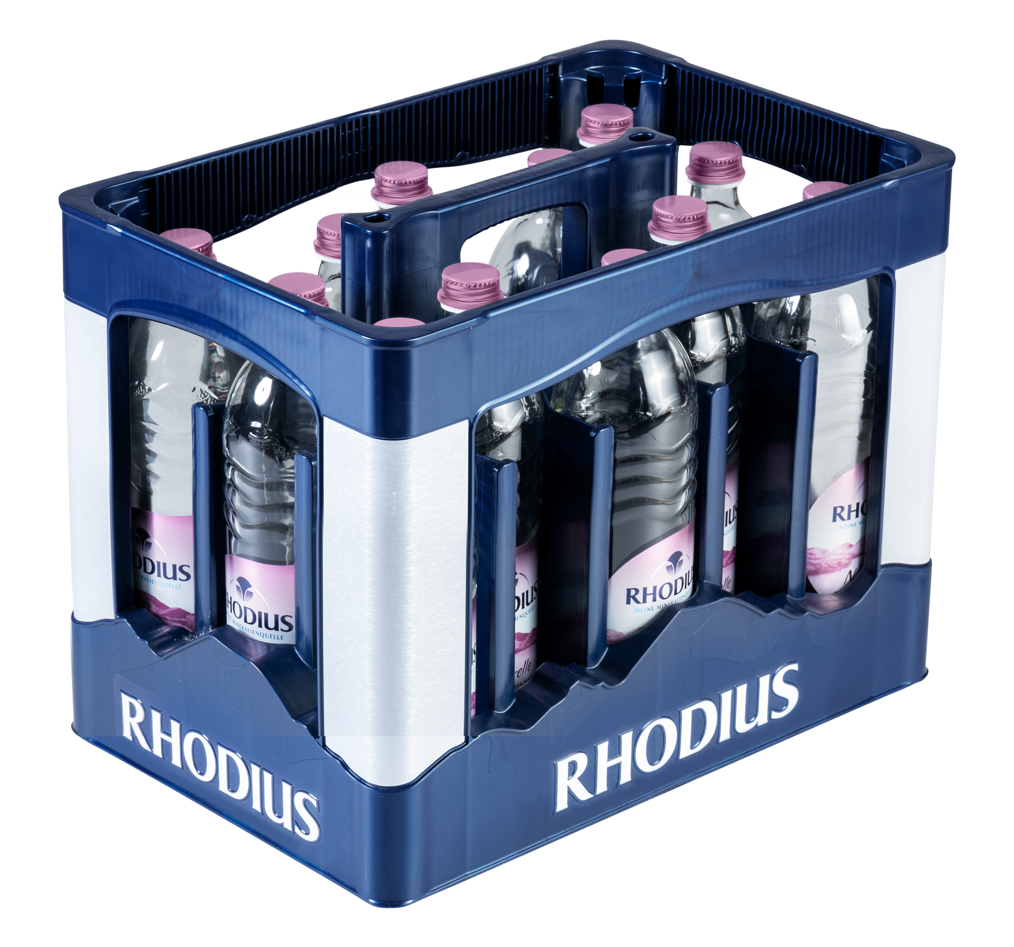 RHODIUS Design Naturelle - 12 × 0,75 L Glas Kiste