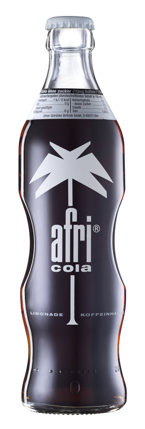AFRI COLA ohne Zucker - 24 x 0,33 Glas Kiste